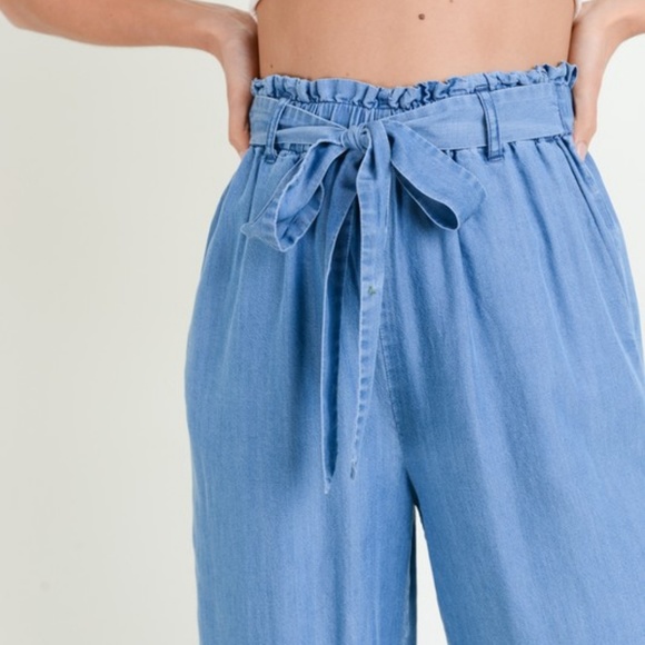 Tencel Paperbag Pants - Picture 2 of 6